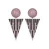 TALITA LONDON Space Circus Earrings - Pink Zebra