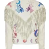 Momma's Blues White Fringe Sirens Leather Jacket