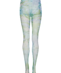 Richard Quinn Monet Printed Sheer Tights