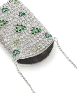 Mae Cassidy Simi Sweetheart Emerald Phone Bag