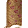 Mae Cassidy Simi Sweetheart Gold Phone Bag
