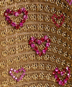 Mae Cassidy Simi Sweetheart Gold Phone Bag