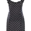 De La Vali Bandana Polka Dot Mini Dress