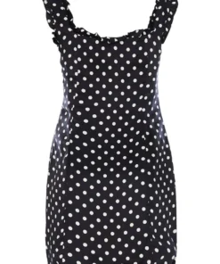 De La Vali Bandana Polka Dot Mini Dress