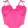 Area Heart Bust Corset Top
