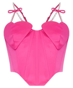 Area Heart Bust Corset Top