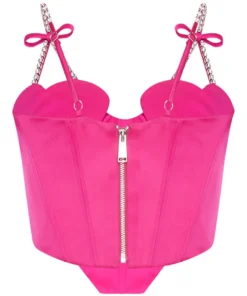 Area Heart Bust Corset Top