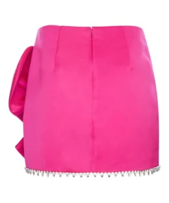 Area Heart Bow Mini Skirt