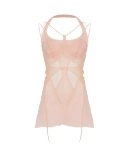 Dreaming Eli Deconstructed Cup Pink Dress