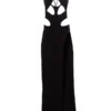 Monot Cut-Out Halterback Dress