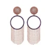 TALITA LONDON Etnoround Earrings - Rose Gold