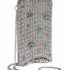 Mae Cassidy Simi Bloom Silver Phone Bag
