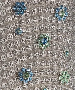 Mae Cassidy Simi Bloom Silver Phone Bag