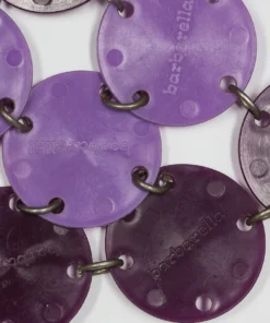 Annie's Archive 1969 'Barbarella!' Purple Mini Disc Dress. Rent: £120/Day