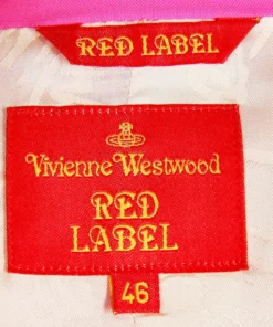 Annie's Archive 2003 Vivienne Westwood Pink Asymmetrical Jacket And Skirt. Rent: £95/Day