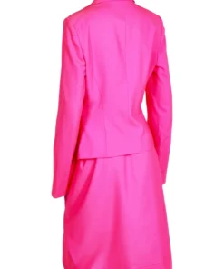 Annie's Archive 2003 Vivienne Westwood Pink Asymmetrical Jacket And Skirt. Rent: £95/Day