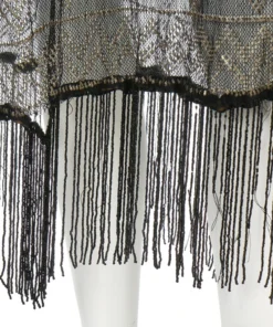 Annie's Archive 1920s Black Metal Dress