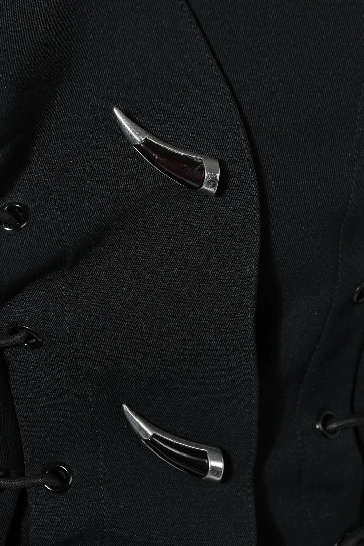 Annie's Archive 1994 Thierry Mugler Wool Black Buckle Jacket And Skirt. Rent: £90/Day 11 Annie's Archive 1994 Thierry Mugler Wool Black Buckle Jacket And Skirt. Rent: £90/Day