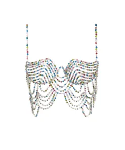 Area Scalloped Crystal Top