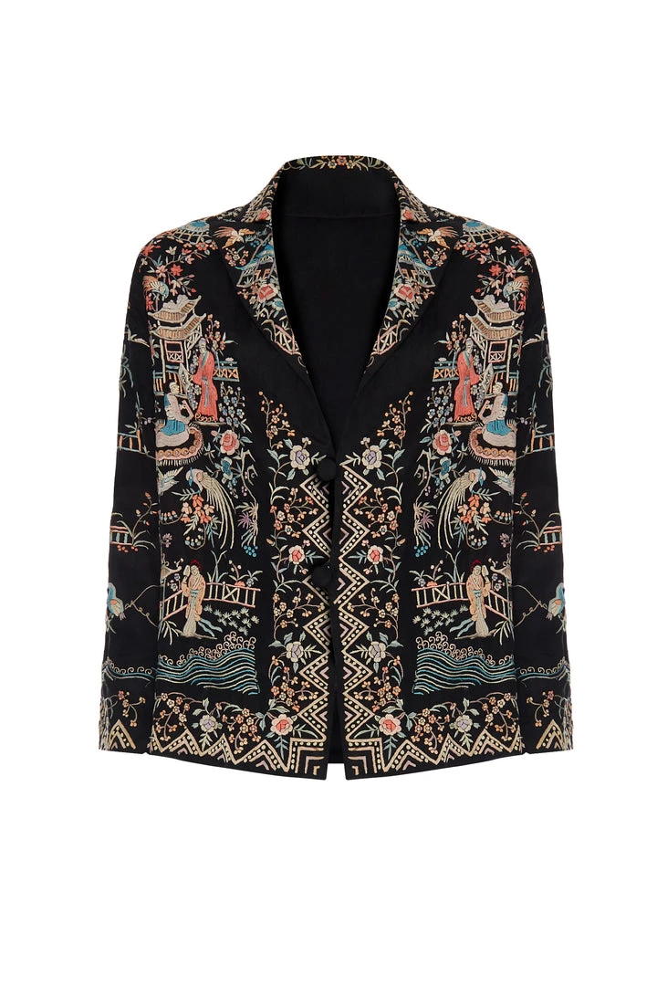 Annie's Archive 1920's Chinese Garden Jacket 3 Annie's Archive 1920's Chinese Garden Jacket