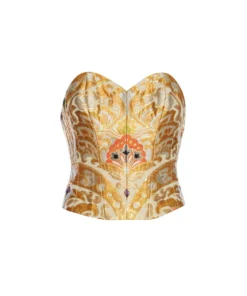 ObiForCorset Aureate Daylight And Orange Wallflowers Fukuro Corset