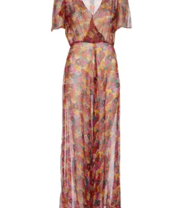 Annie's Archive 1930's Red Chiffon Dress