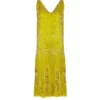 Annie's Archive 1920's Chartreuse Flapper Dress