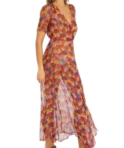 Annie's Archive 1930's Red Chiffon Dress