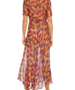 Annie's Archive 1930's Red Chiffon Dress