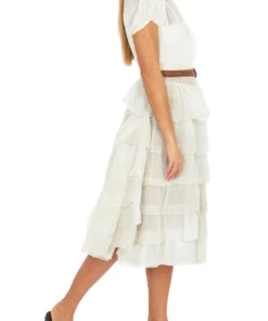 Annie's Archive 1930's Tulle Ruffle Dress