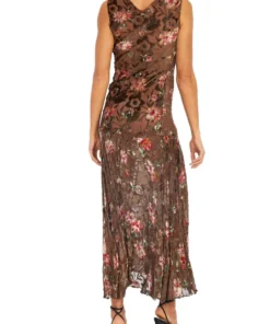 Annie's Archive 1930's Floral Velvet Evening Gown