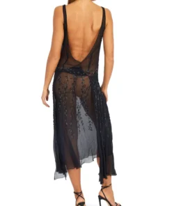 Annie's Archive 1930's Beaded Chiffon Gown 10 Annie's Archive 1930's Beaded Chiffon Gown