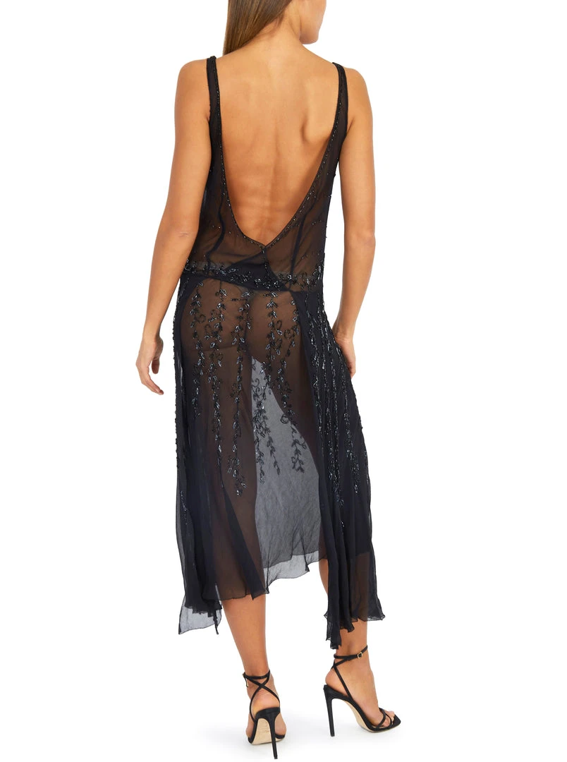 Annie's Archive 1930's Beaded Chiffon Gown 6 Annie's Archive 1930's Beaded Chiffon Gown