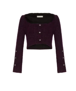 Silvia Astore Sophie Mini Jacket- Plum