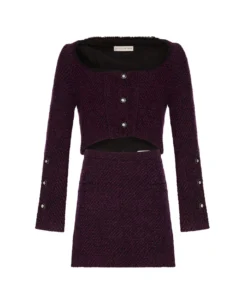 Silvia Astore Sophie Mini Skirt- Plum