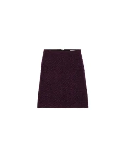 Silvia Astore Sophie Mini Skirt- Plum