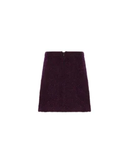 Silvia Astore Sophie Mini Skirt- Plum