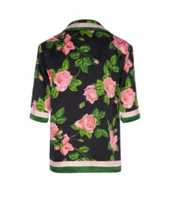 Richard Quinn Pink Rose Pyjama Set