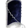 Mae Cassidy Velvet Pearl Cocktail Midnight Blue Phone Bag