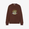 House Of Sunny Plantasia Sweatshirt Mahogany 1 House Of Sunny Plantasia Sweatshirt Mahogany