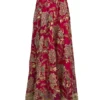 Annie's Archive Vintage Indian Hot Pink Silk Skirt