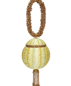 Mae Cassidy Babi Beach Bracelet- Antique Gold/Lemon Yellow