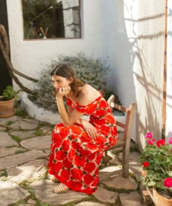 De La Vali Bandana Pink Rose Dress