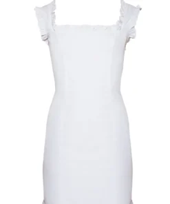 De La Vali Bandana White Mini Dress