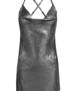 Isabel Moore Elysia Dress - Gunmetal
