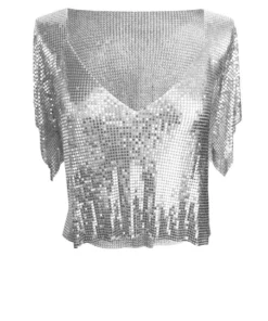 Isabel Moore Ava Top - Silver