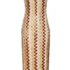 Annie's Archive Spring Summer 1969 Paco Rabanne Bronze Metal Discs Couture Evening Gown. Rent: £2,195