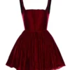 Silvia Astore Velvet Red Annie Dress