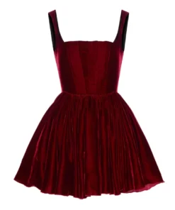 Silvia Astore Velvet Red Annie Dress