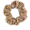 Ashish Metallic Silver And Gold Sequin Scrunchie